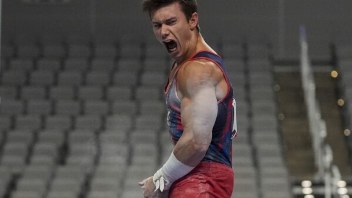 Georgian Brody Malone helps US men’s gymnastics