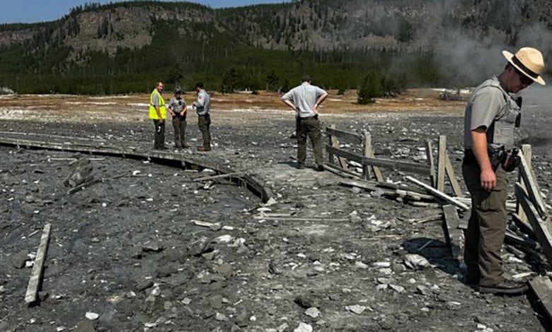 Hydrothermal explosion leads to closure of parts of Yellowstone National Park