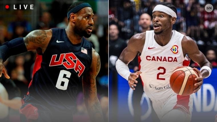 USA vs Canada live score updates: Time, TV channel, streaming for USA Basketball Showcase