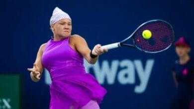 Bandana-clad Diana Shnaider makes waves at the 2024 US Open